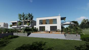 Villa de luxe avec jardin et vue sur la mer dans une nouvelle résidence fermée à Porec à seulement 1,1 km de la mer 