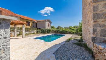 Villa mit Pool auf der Halbinsel Krk in der Gegend von Dobrinj 