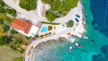 Seafront villa for sale on Korcula island with mooring possibility 