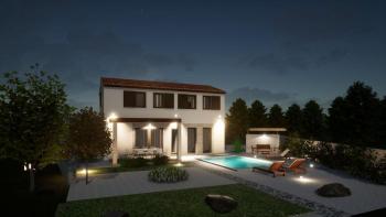 Modern villa being built in Jursici, surrounded by greenery! 