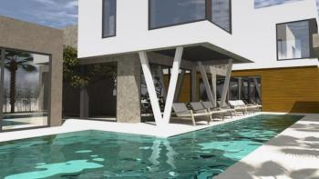 Modern villa with sea views in Zadar area, just 200 meters from the beach 