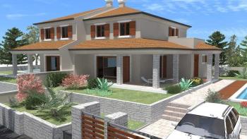 Semi-detached house with swimming pool in Umag area 
