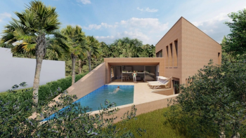 Modern gestaltete Villa mit Swimmingpool, nur 2 km vom Meer entfernt in Novigrad 