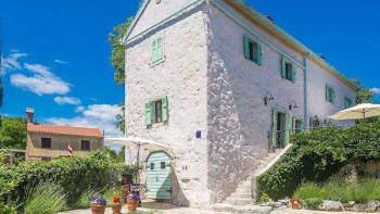 Old stone house on a large land plot, Krk 