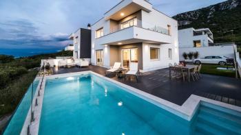Modern villa with a beautiful view in untouched nature in Grizane, Crikvenica 