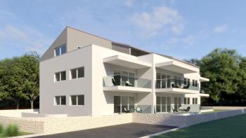 Luxus, modern apartman egy új rezidenciában Rovinjban, mindössze 300 méterre a tengertől 