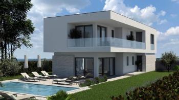 Luxury villa under construction in Funtana just 700 meters from the sea 