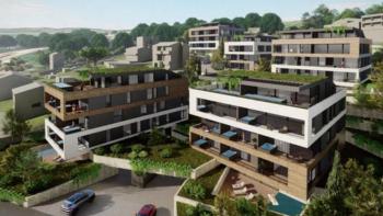 Projekt w Opatii na 5 budynków mieszkalnych z 44 mieszkaniami 