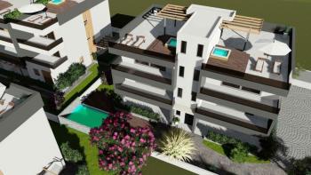 Nouveau complexe avec des appartements modernes à Privlaka 