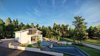 Villa with swimming pool in Veprinac, Opatija, under consturction 