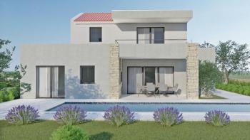 Villa with traditional elements in Poreč, under construction 