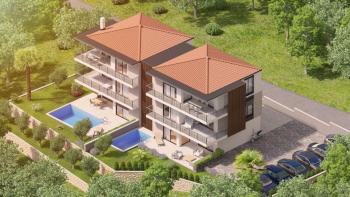New luxury apartment in Njivice, Omišalj just 200 meters from the sea 