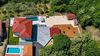 Mediterranean villa with swimming pool and panoramic sea views in Risika, Vrbnik on Krk island/peninsula 