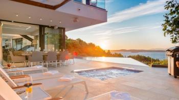 Magnificent modern villa on Hvar with swimming pool and outstanding architecture 