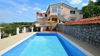 Luxury guest house above Opatija with open Adriatic sea views 