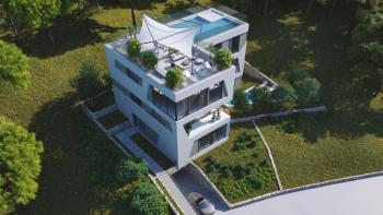 Luxus-Penthouse in Icici in einer neuen modernen Residenz, 350 Meter vom Meer und Strand entfernt 