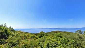 Telek Rabacban, Labin körzetében, 15.000 m2, csodálatos kilátással a tengerre 