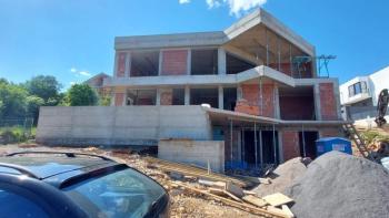 Modern villa with sea view and swimming pool in Crikvenica under construction 