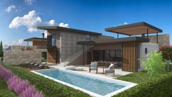 Villa de luxe en construction dans un nouveau complexe moderne dans la région de Vodnjan 