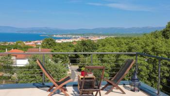 Luxus ingatlan Malinskában, romantikus kilátással a tengerre 