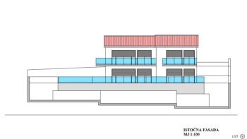 Grundstück mit fertigem Projekt zum Verkauf in Sveti Jelena 