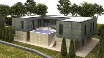 Cubic design villa with swimming pool in Poreč area 