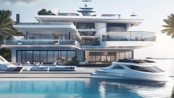 Villa à rénover entièrement en première ligne de mer à Opatija 