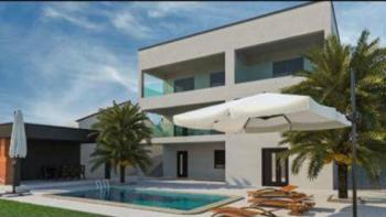 Appartement dans un immeuble neuf avec terrasse, piscine commune, vue mer - proche mer à Lovran ! 