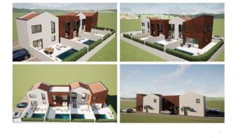 Villetta with swimming pool in a new complex near Porec 