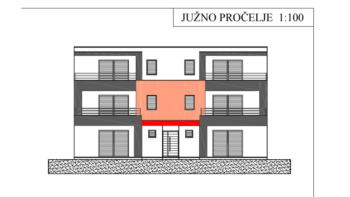 Dwupoziomowy apartament z widokiem na morze w Tar-Vabriga 