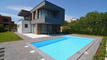 Luxury modern villa with pool and sea view on the island of Krk 