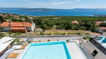 Moderne Villa mit Panoramablick auf das Meer in Crikvenica! 