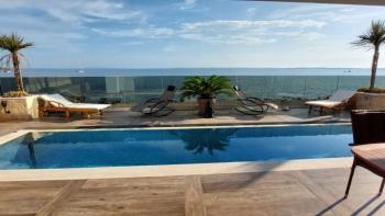 Modern villa first row to the sea near Zadar - new contemporary beauty! 