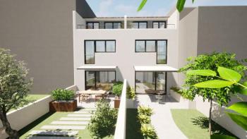 Complex of new built semi-detached houses in Porec area, 3 km from the sea 