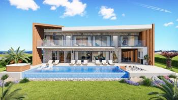 First-class villa under construction with a sea views in Kastelir, Porec area! 