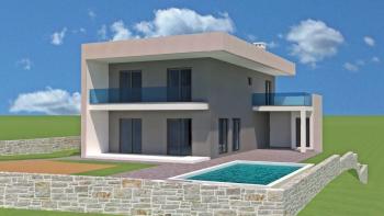 New villa in Rovinjsko Selo, Rovinj area, 8 km from the sea 