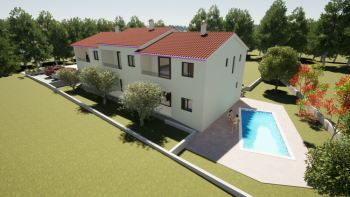 Apartmentkomplex mit Schwimmbad in Ližnjan 