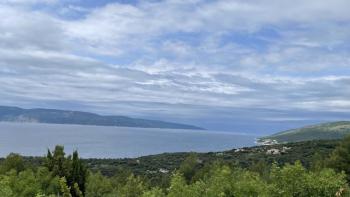Building land plot with an open sea view in Rabac area 