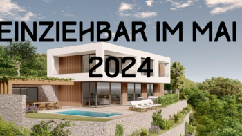 New modern villa in romantic Medveja, Lovran, 500 meters from the sea 