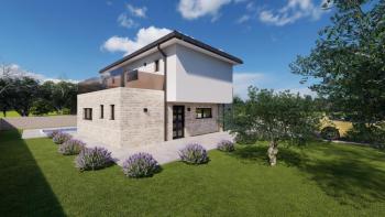 Nouvelle villa en construction à Malinska-Dubašnica 