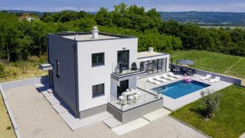 Villa of modern design surrounded by nature in Krsan 