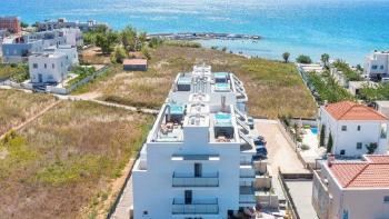 Luxury terraced villa for sale in Zadar area, 100 meters from the sea only 