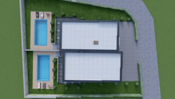 Zwei Doppelhaushälften mit Pool, 2 km vom Meer entfernt in der Gegend von Umag 