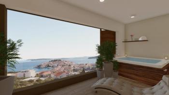 Krásný byt s úžasným výhledem na moře v Primoštenu 