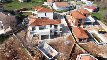 Modern villa with swimming pool under construction in Porec area 