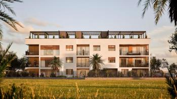 Appartement dans une nouvelle résidence en construction avec vue mer dans la région de Zadar, Nin 