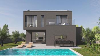 Modern villa with swimming pool in Vrsar ourskirts, 10 km from the sea 