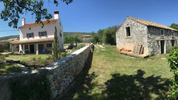 A magical estate with two houses near the sea in Rabac area 