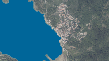 Terrain urbain à Čižići, Dobrinj, à 500m de la mer  