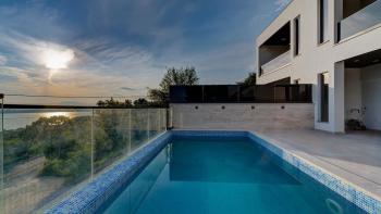 Villa with pool and panoramic sea view in Crikvenica 